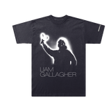 Knebworth 22 Maracas T-Shirt Navy | Liam Gallagher Official